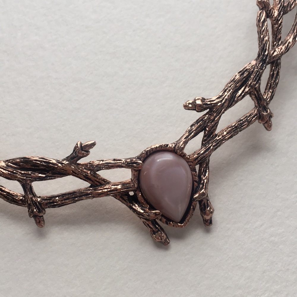 ☆ NEW Dixi - Pink Pearl & Rose Gold Skadi Necklace